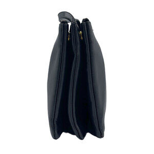 Celine Shoulder Trio Black Leather Bag